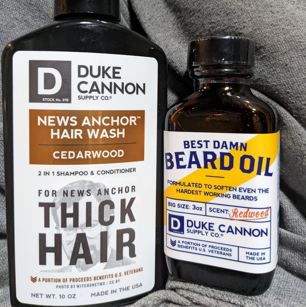 Duke Cannon bundle hair and beard